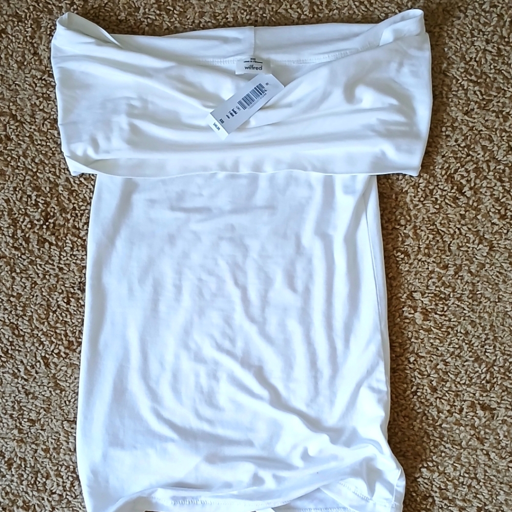 Aritzia crop blouse